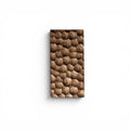 Textured Solid Oak Cabinet Handle, Designer Wooden Drawer Pull, Modern Furniture Hardware