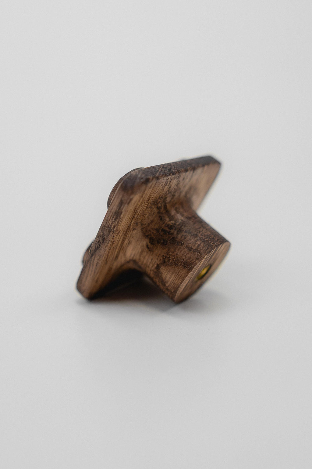 Solid Oak Building Block Cabinet Knob, Wooden Kids Furniture Handle for Cabinets and Dressers