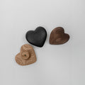 Solid Oak Heart-Shaped Drawer Knob, Handmade Wooden Cabinet Knob for Kids' Room Furniture