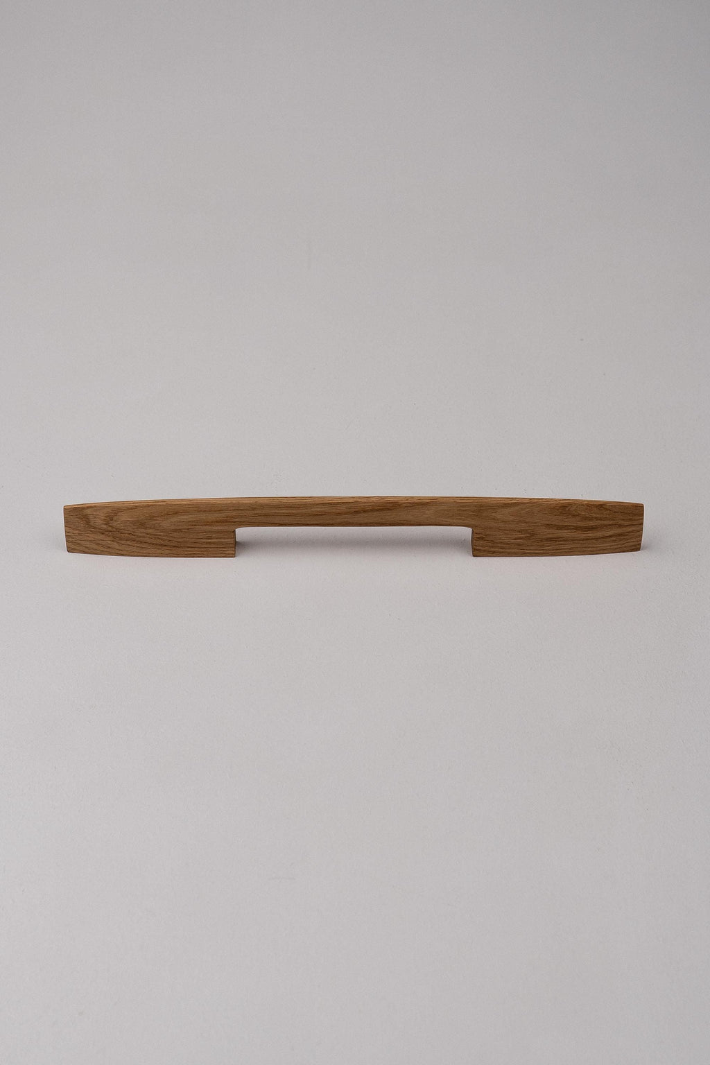 Ridge Solid Oak Cabinet Handle, Geometric Wooden Handle for Kitchen Cabinets and Furniture