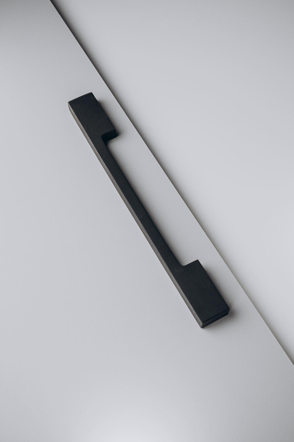 Long Solid Oak Cabinet Handles, Minimalist Wooden Handles for Cabinets and Drawers, Modern Furniture Hardware