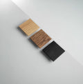 Square Solid Oak Cabinet Handle, Minimalist Wooden Drawer Pull, Modern Furniture Hardware