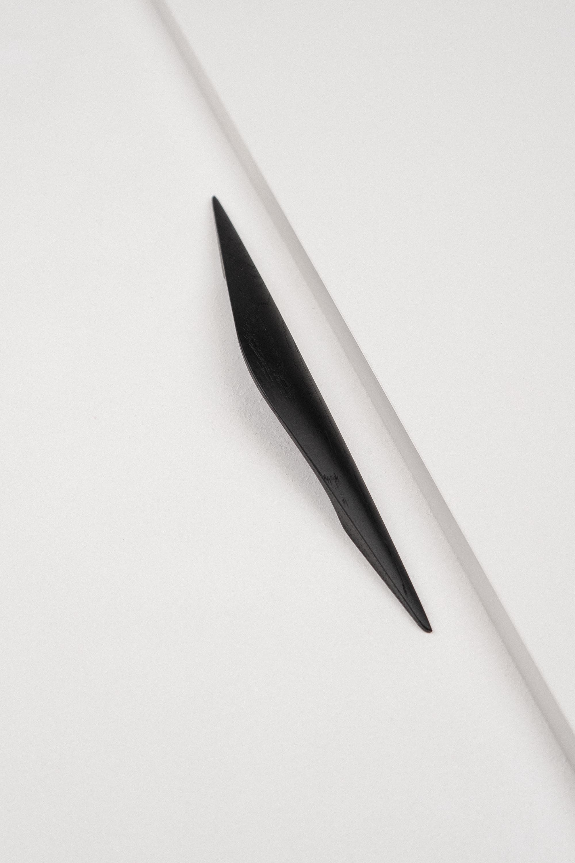 Shard Black Oak Cabinet Handle, Wooden Handle for Kitchen Cabinets and Furniture