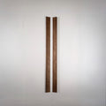 Plank Solid Oak Cabinet Handle, Long Wooden Furniture Handle, Walnut Finish