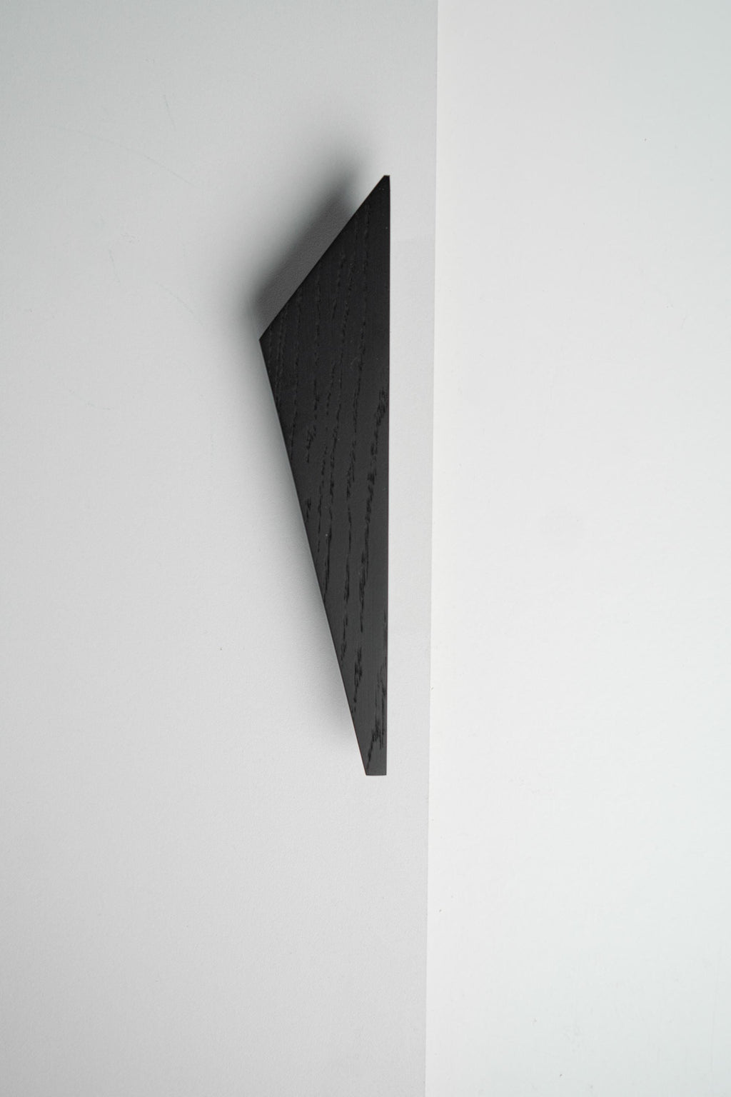 Solid Oak Triangle Cabinet Handles, Geometric Drawer Pulls, Minimalist Wooden Hardware for Kitchen Cabinets