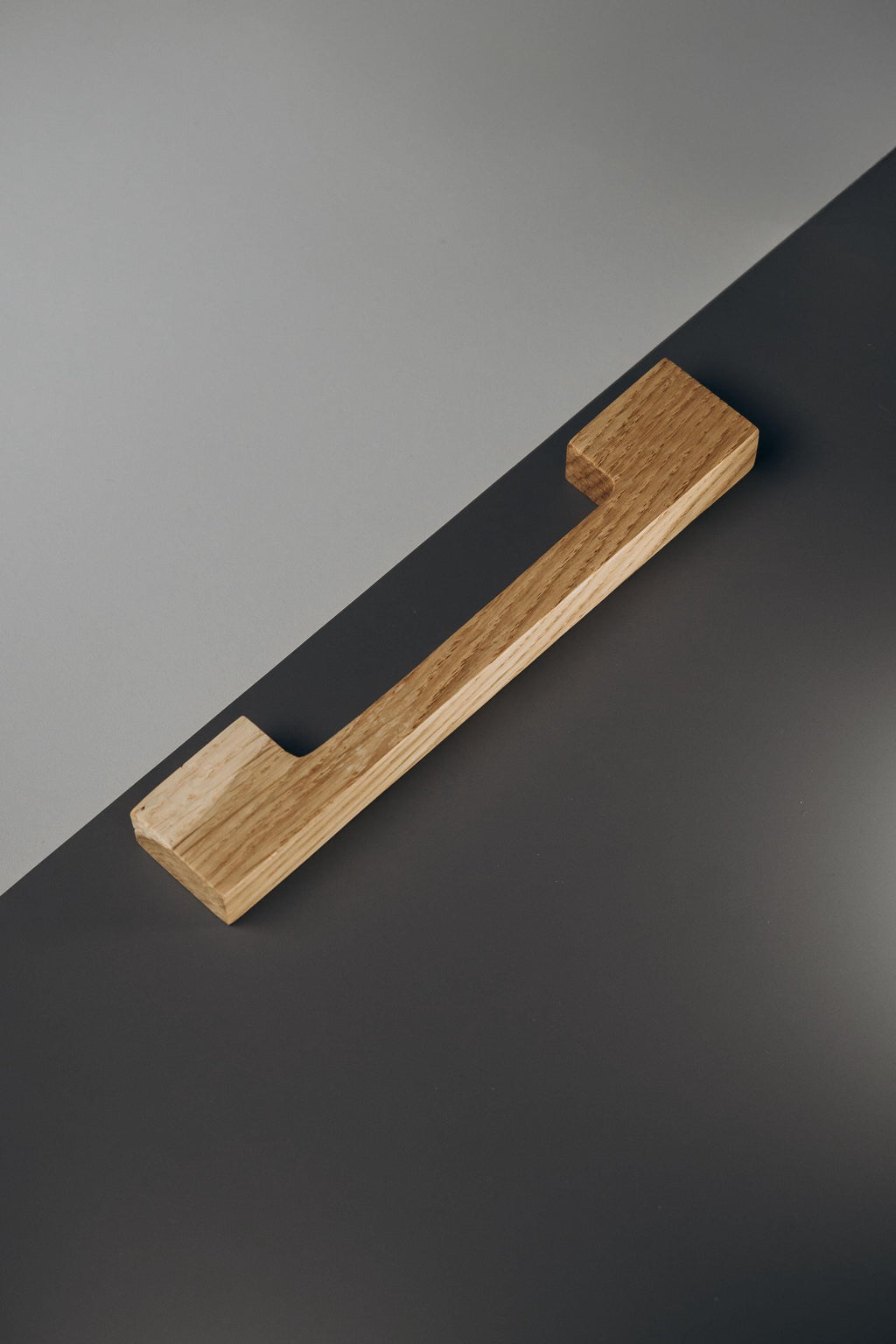 Long Solid Oak Cabinet Handles, Minimalist Wooden Handles for Cabinets and Drawers, Modern Furniture Hardware