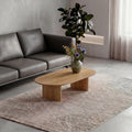 Solid Oak Coffee Table – Handcrafted Scandinavian Living Room Furniture