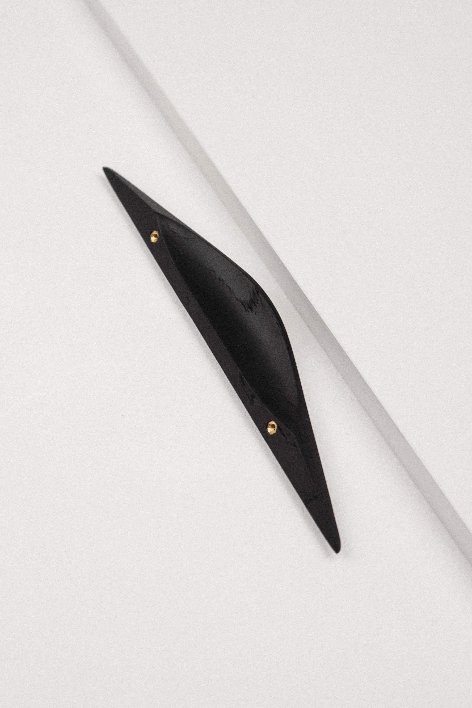 Shard Black Oak Cabinet Handle, Wooden Handle for Kitchen Cabinets and Furniture