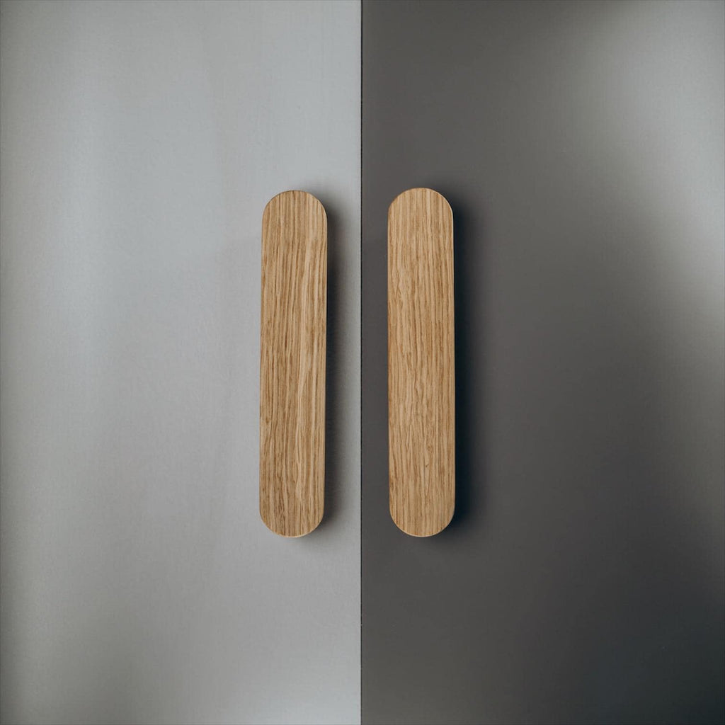 Solid Oak Kitchen Cabinet Handle – Minimalist Wooden Furniture Handle – Handmade Natural Wood Pull – Modern Kitchen Hardware