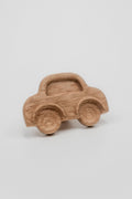 Solid Oak Car Drawer Knob, Natural Wooden Cabinet Handle for Kids' Room Furniture