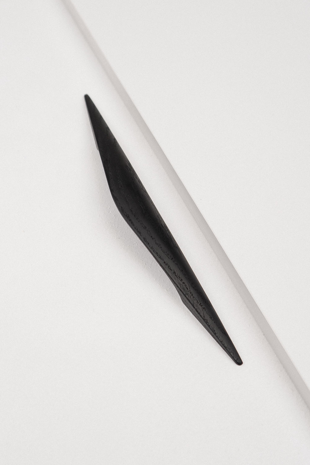 Shard Black Oak Cabinet Handle, Wooden Handle for Kitchen Cabinets and Furniture