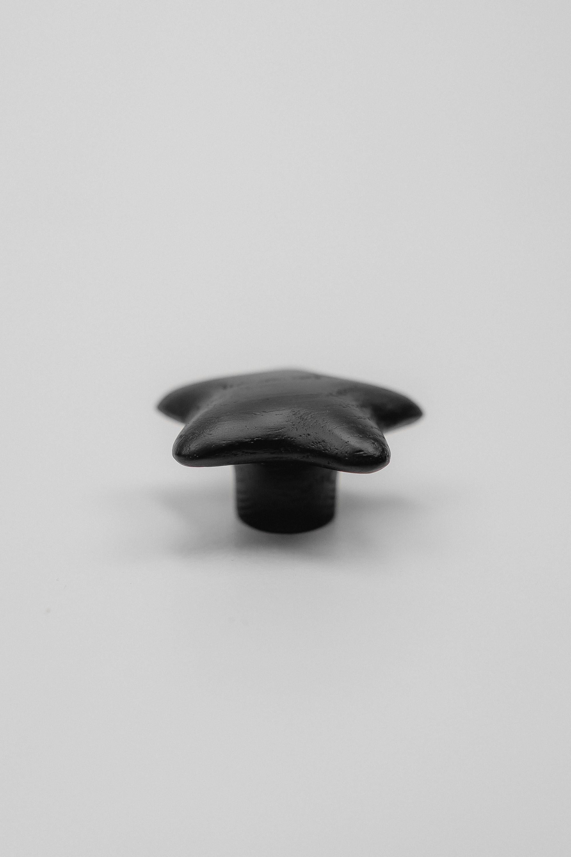 Star-Shaped Cabinet Knob, Solid Oak Drawer Knob, Wooden Knob for Kids' Furniture