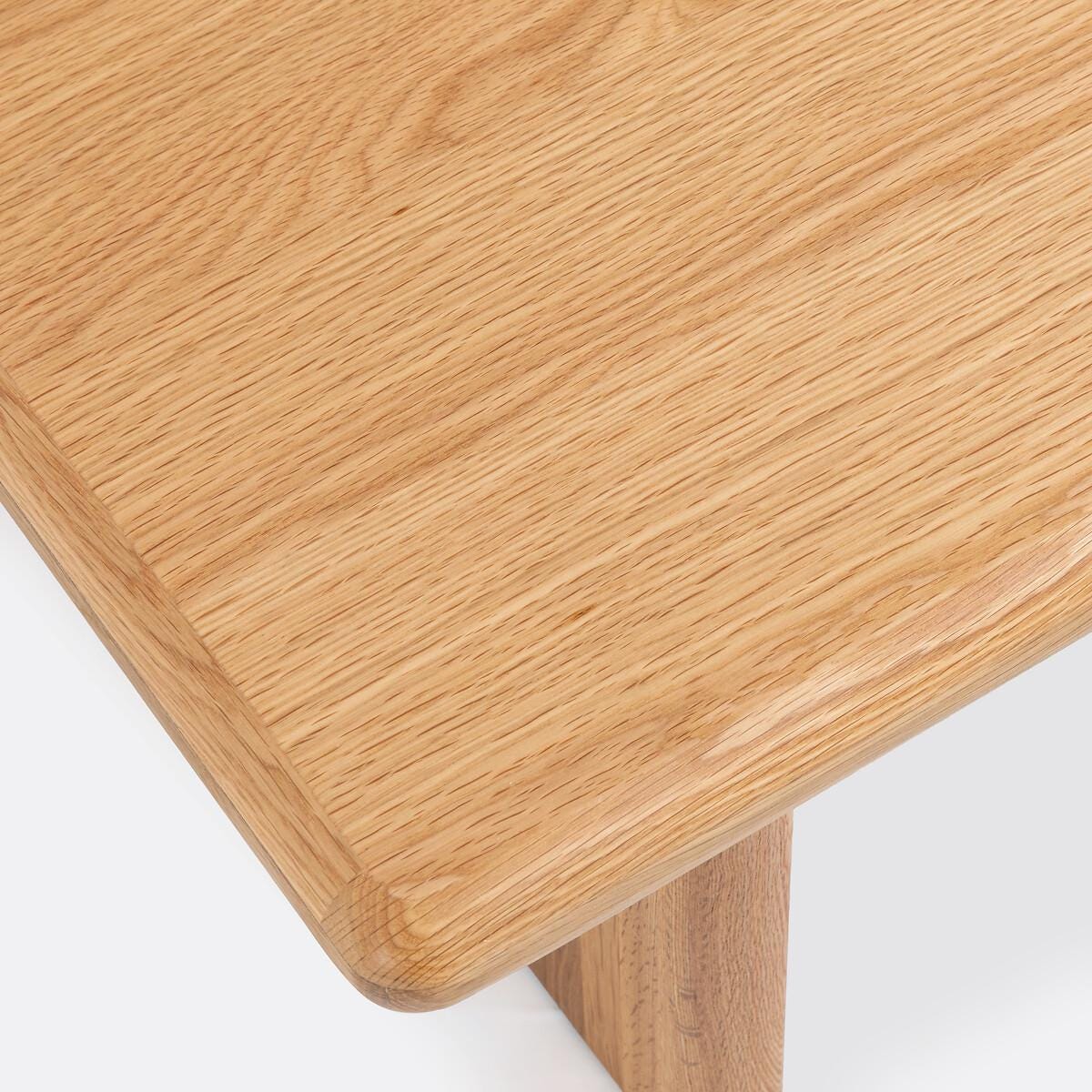 Solid Oak Coffee Table, Organic Modern Japandi Coffee Table, Minimalist Wooden Living Room Table