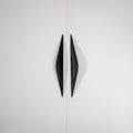 Shard Black Oak Cabinet Handle, Wooden Handle for Kitchen Cabinets and Furniture