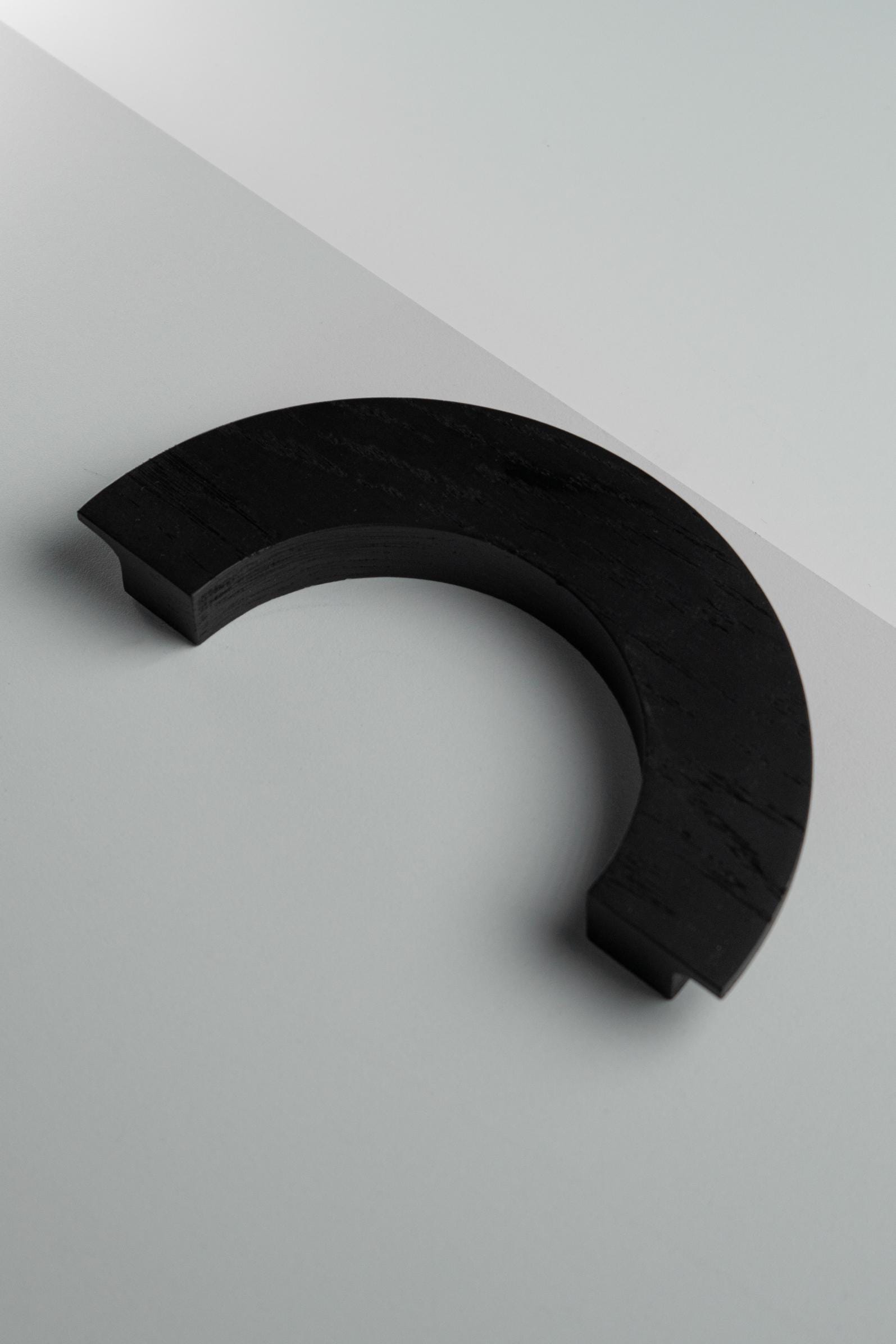 Solid Oak Round Cabinet Handles, Minimalist Wooden Drawer Pulls, Modern Knobs for Kitchen Cabinets and Furniture