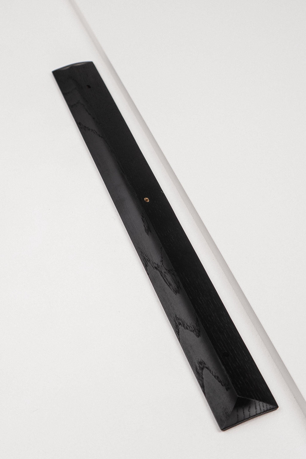 Plank Solid Oak Cabinet Handle, Black Wooden Furniture Handle