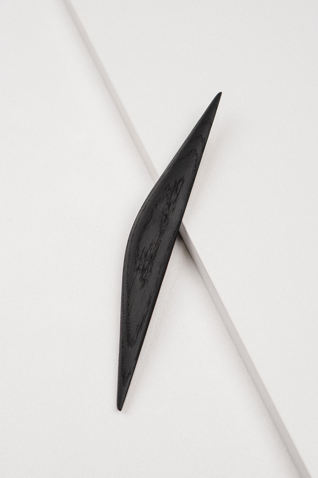 Shard Black Oak Cabinet Handle, Wooden Handle for Kitchen Cabinets and Furniture