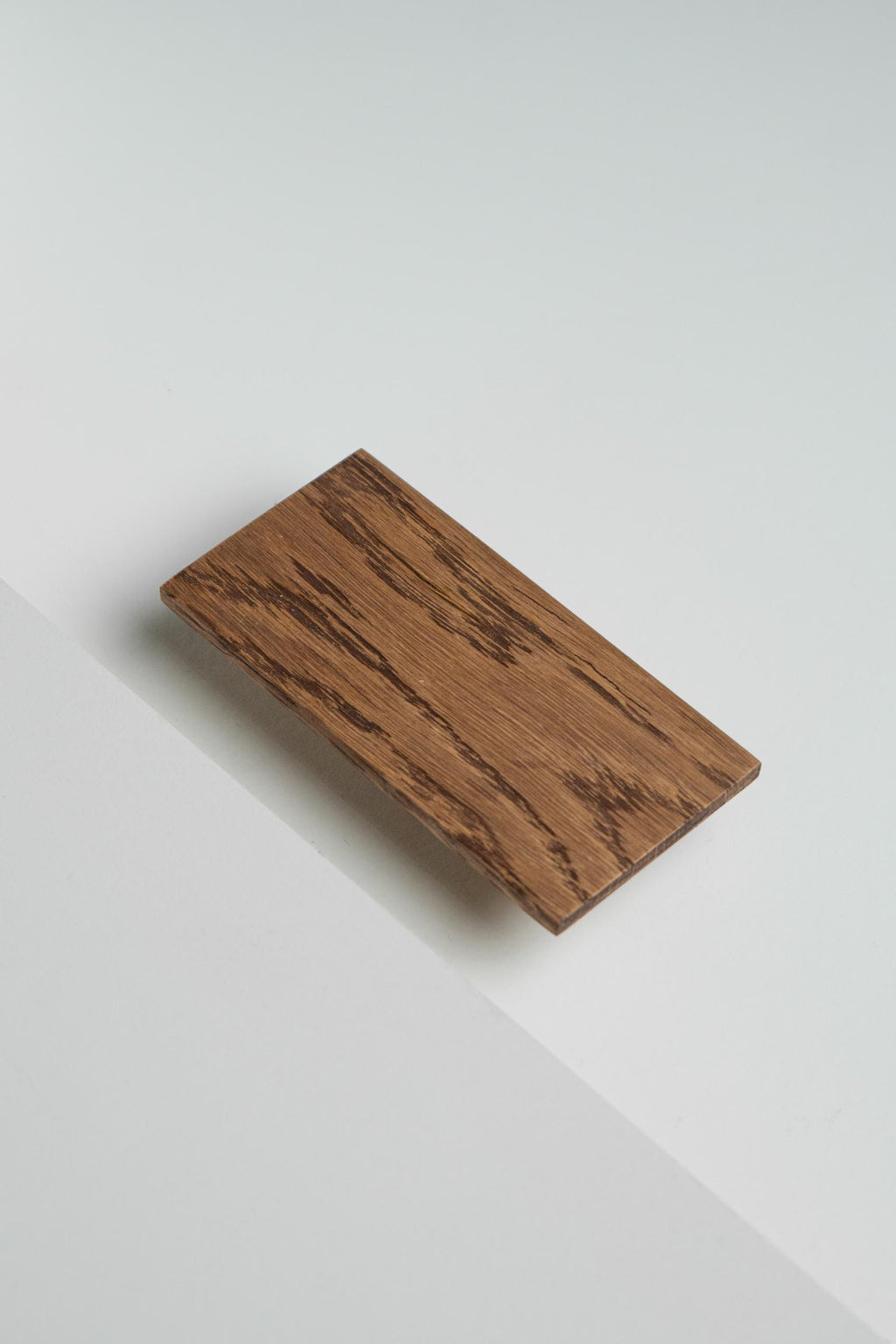 Modern Solid Oak Cabinet Handles, Minimalist Wooden Drawer Pulls, Designer Furniture Hardware